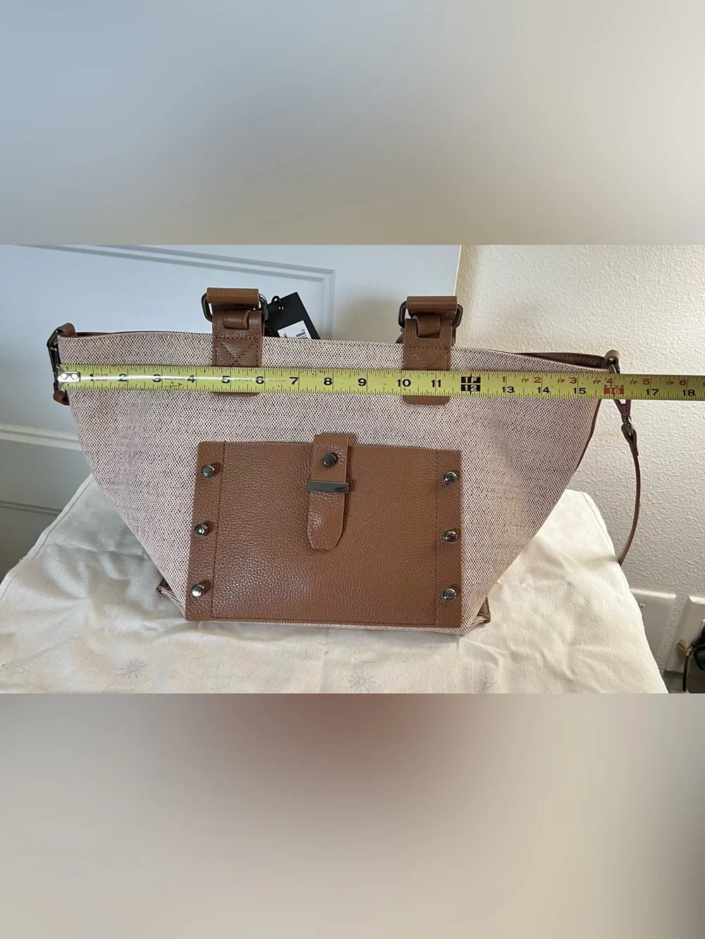 Botkier Warren Bite Size Linen Satchel Tote